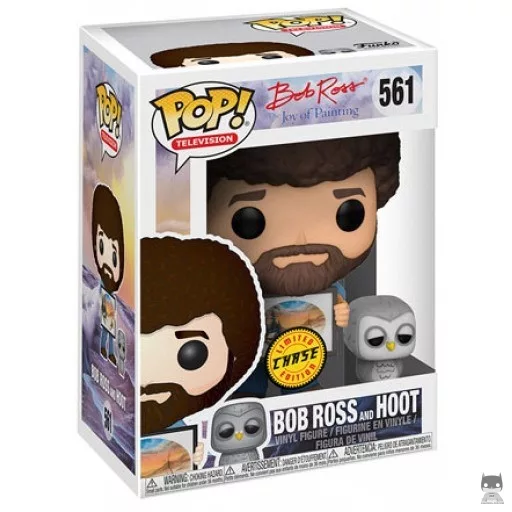 Figurine Funko POP Bob Ross & Hoot (Chase) (Chase)