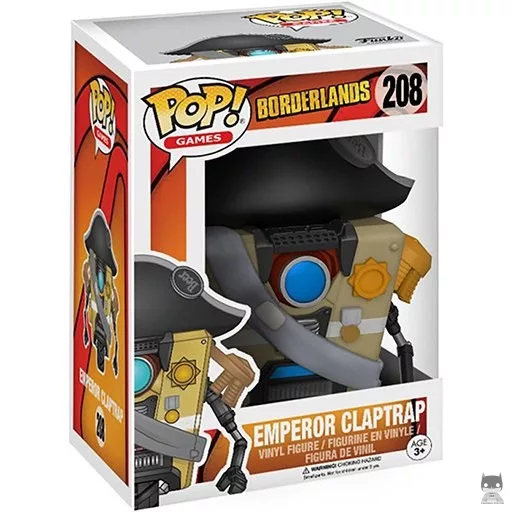 Figurine Funko POP Claptrap (Empereur) (Borderlands)