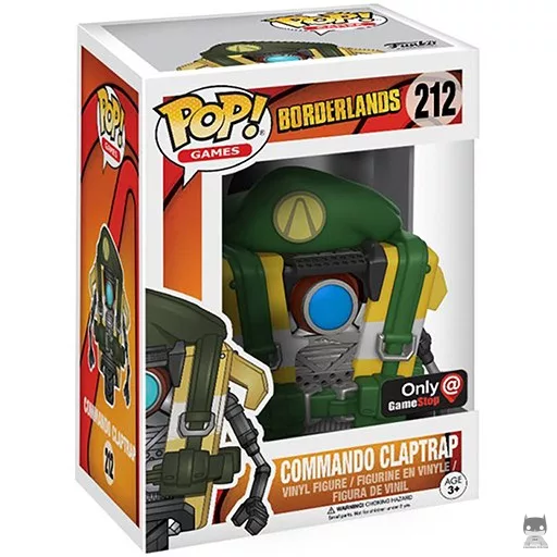 Figurine Funko POP Claptrap (Commando) (GameStop)