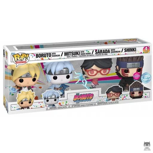 Figurine Funko POP Boruto, Mitsuki, Sarada & Shinki (Pop! Vinyl)