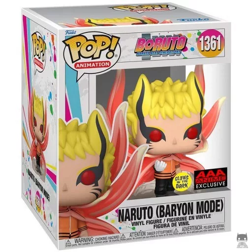 Figurine Funko POP Naruto (Mode Baryon) (Supersized & Glow in the Dark) (Glow in the Dark)