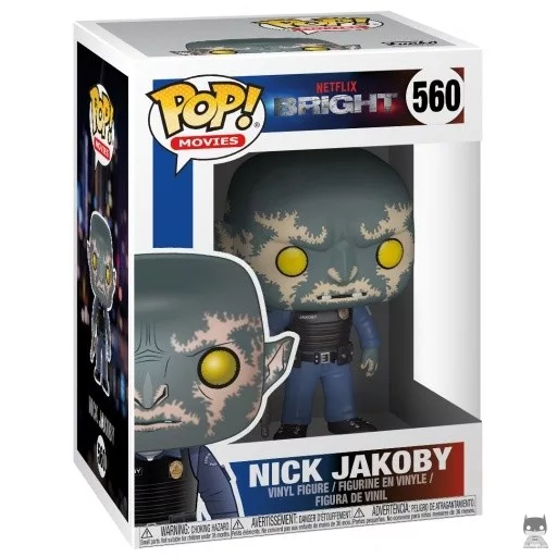 Figurine Funko POP Nick Jakoby avec Pistolet (Bright)