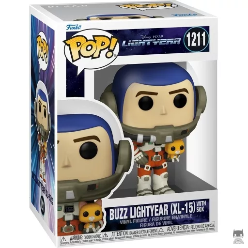 Figurine Funko POP Buzz Lightyear (XL-15) avec Sox (Buzz l'Eclair)