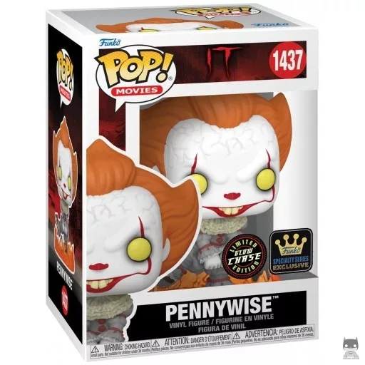 Figurine Funko POP Grippe-Sou (Chase & Glow in the Dark) (Ça : Chapitre deux)