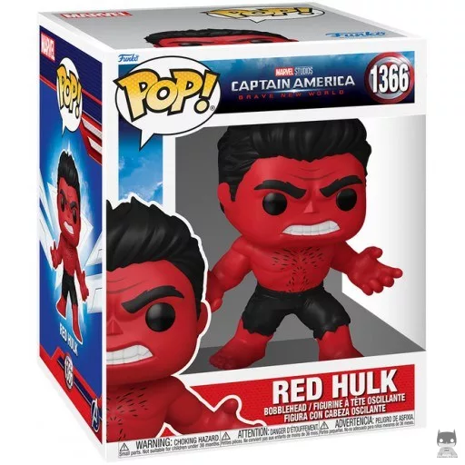 Figurine Funko POP Hulk Rouge (SuperSized) (Captain America : Brave New World)