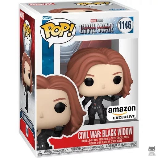 Figurine Funko POP Civil War : Black Widow (Captain America : Civil War)