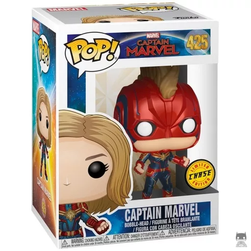 Figurine Funko POP Captain Marvel (Avec Masque) (Chase) (Captain Marvel)