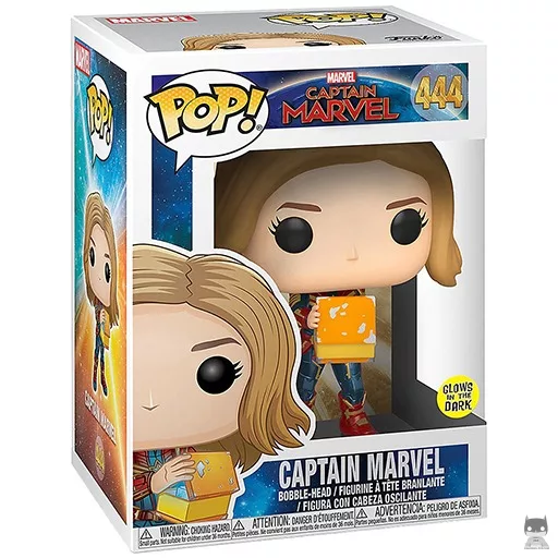 Figurine Funko POP Captain Marvel avec boîte (Glow in the Dark)