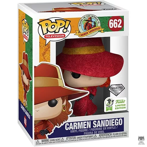 Figurine Funko POP Carmen Sandiego (Diamond Glitter) (Carmen Sandiego)