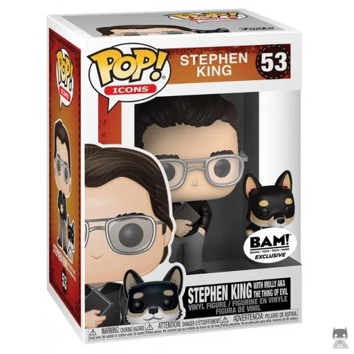 Figurine Funko POP Stephen King avec Molly (Stephen King)