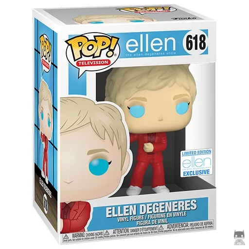 Figurine Funko POP Ellen DeGeneres (Rouge) (Célébrités)