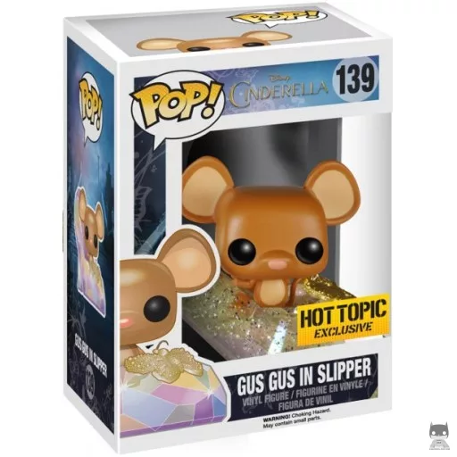 Figurine Funko POP Gus Gus dans pantoufle (Glitter) (Hot Topic)