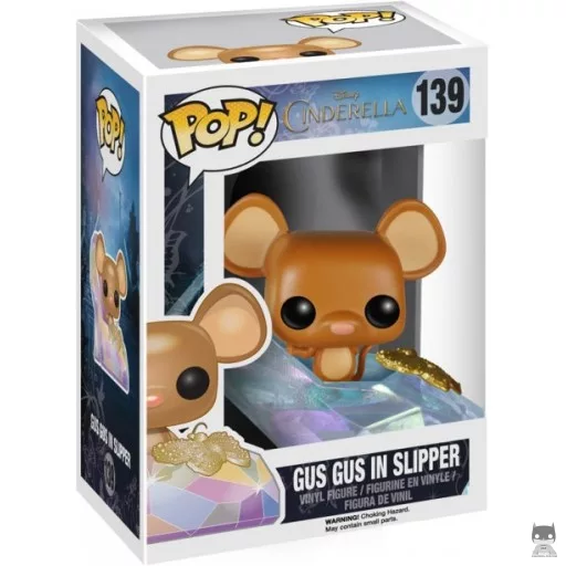 Figurine Funko POP Gus Gus dans pantoufle (Cendrillon)
