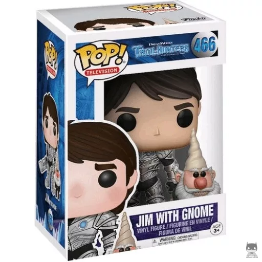 Figurine Funko POP Jim avec Gnome (Chase) (Chasseurs de Trolls)