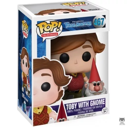 Figurine Funko POP Toby avec Gnome (Chasseurs de Trolls)