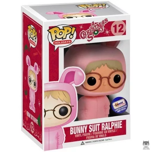 Figurine Funko POP Ralphie en Costume de Lapin (Flocked) (Christmas Story)