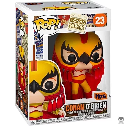 Figurine Funko POP Conan O'Brien en Luchador (Exclusive)