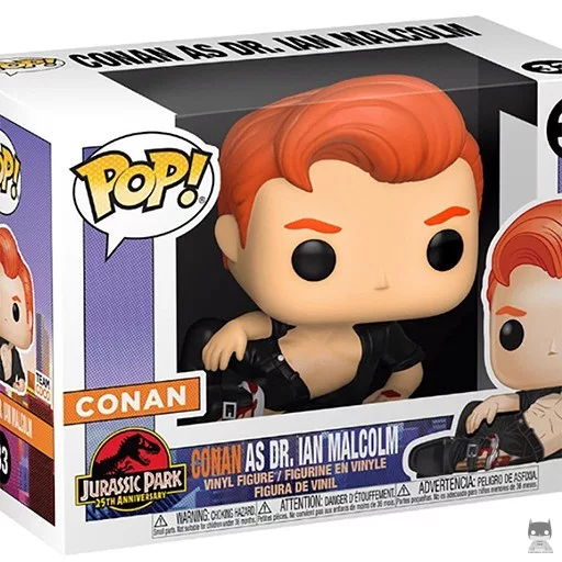 Figurine Funko POP Conan en Dr. Ian Malcom (Conan O'Brien)