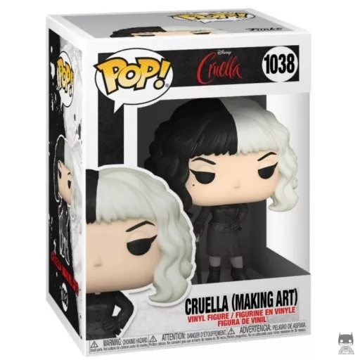 Figurine Funko POP Cruella pratiquant l'Art (Cruella d'Enfer)