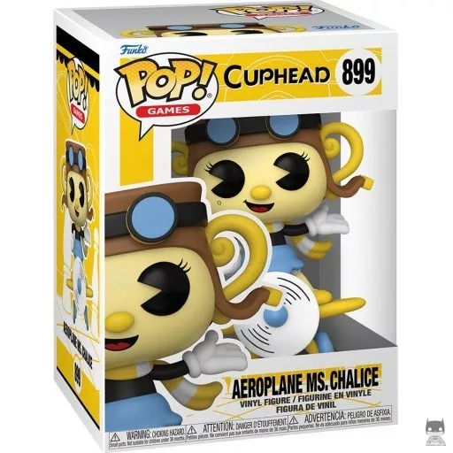 Figurine Funko POP Aeroplane Ms. Chalice (Cuphead)