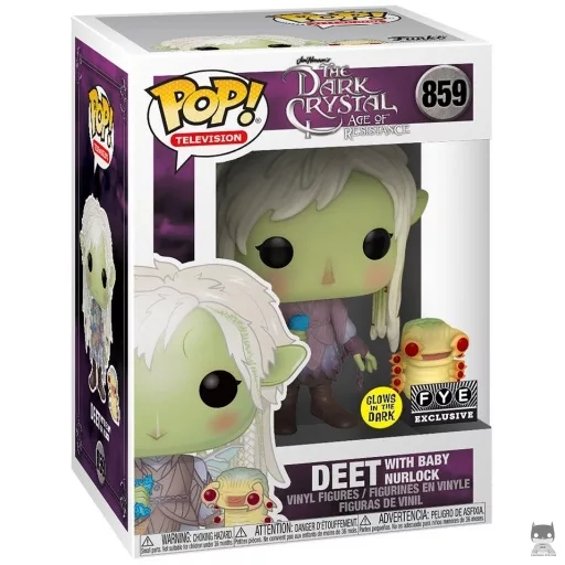 Figurine Funko POP Deet avec Bébé Nurlock (Glow in the Dark) (Dark Crystal)