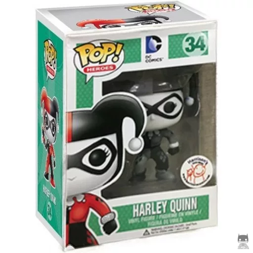 Figurine Funko POP Harley Quinn (Noir & Blanc) (Pop! Vinyl)