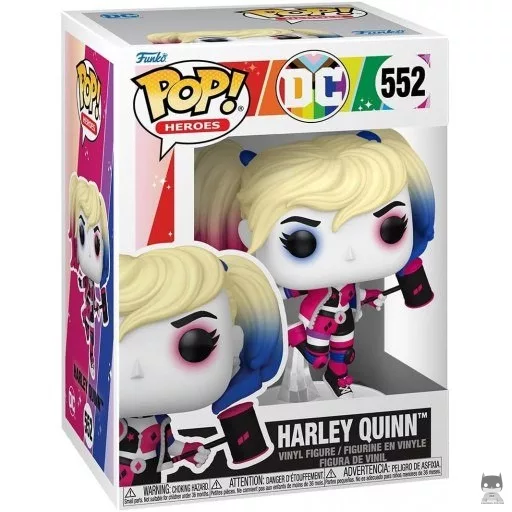 Figurine Funko POP Harley Quinn (Drapeau Arc-en-ciel) (DC Comics)
