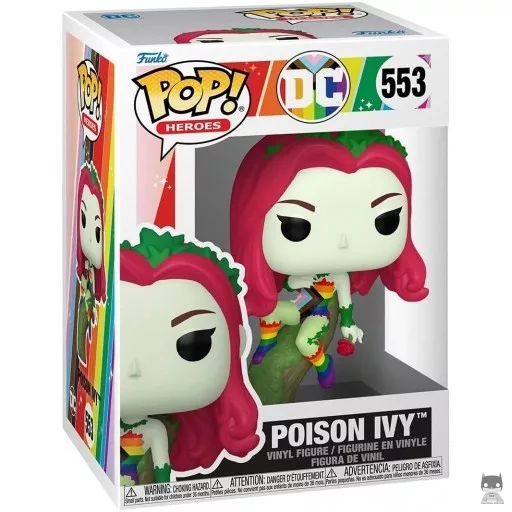 Figurine Funko POP Poison Ivy (Drapeau Arc-en-ciel) (L'Empoisonneuse (Dr Pamela Isley))
