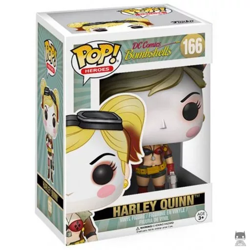 Figurine Funko POP Harley Quinn (DC Comics : Bombshells)