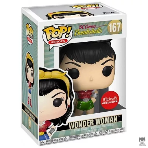 Figurine Funko POP Wonder Woman (Noël) (DC Comics : Bombshells)
