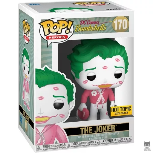 Figurine Funko POP Le Joker avec Bisous (Rose) (DC Comics : Bombshells)