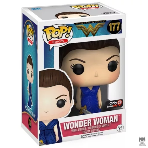 Figurine Funko POP Wonder Woman (Jupe Bleue) (DC Comics : Bombshells)