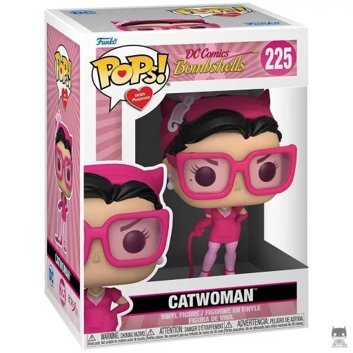 Figurine Funko POP Catwoman (Cancer du Sein) (With Purpose)