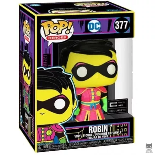 Figurine Funko POP Robin (Blacklight) (DC Palais Impérial)
