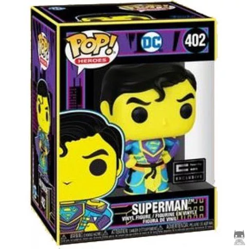 Figurine Funko POP Superman (Blacklight) (DC Palais Impérial)