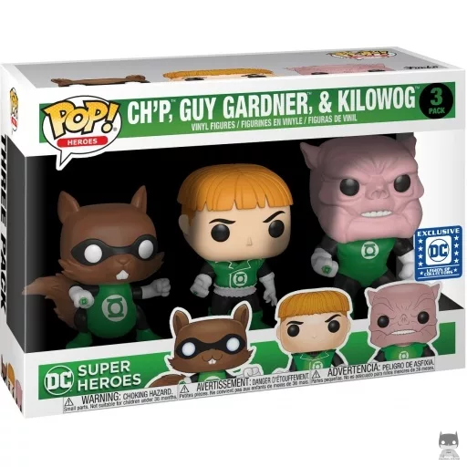 Figurine Funko POP Ch'p, Guy Gardner & Kilowog (Exclusive)