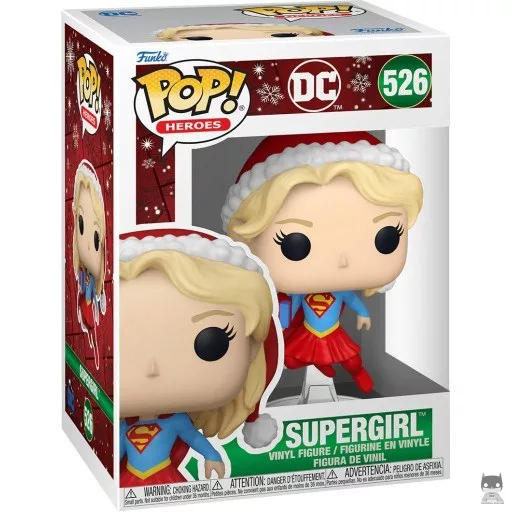 Figurine Funko POP Supergirl avec Cadeau (Noël) (DC Super Heroes)
