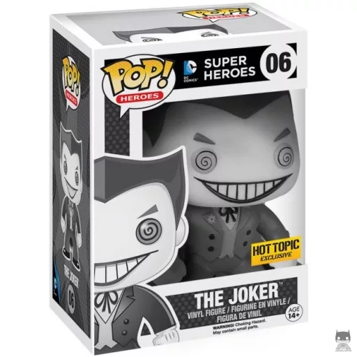 Figurine Funko POP Le Joker (Noir & Blanc) (Exclusive)