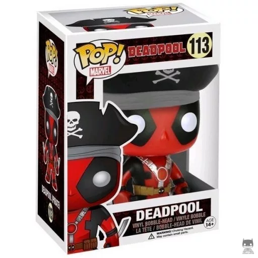 Figurine Funko POP Deadpool avec Chapeau Pirate (Deadpool)