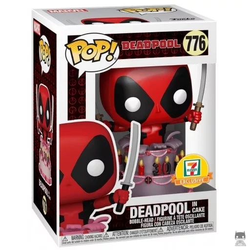 Figurine Funko POP Deadpool dans Gâteau (Metallic) (Deadpool)