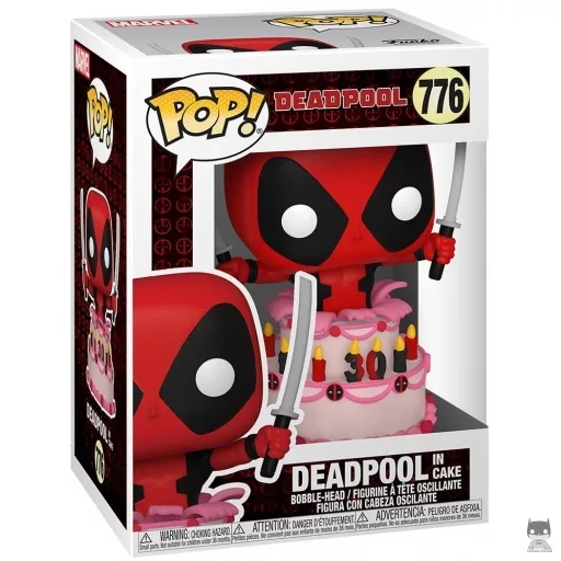 Figurine Funko POP Deadpool dans Gâteau (Deadpool)