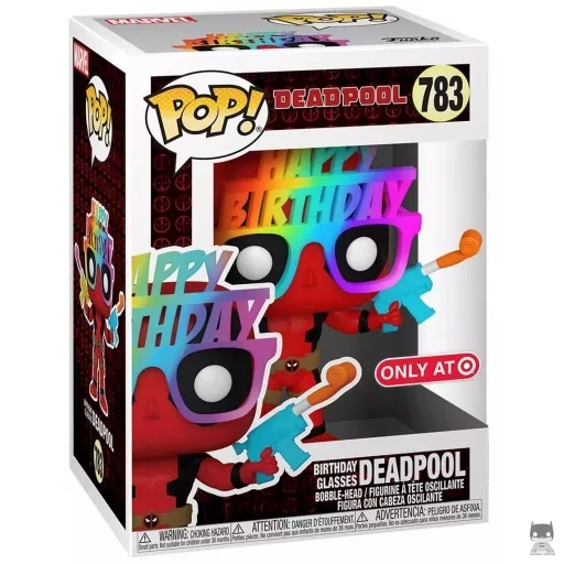 Figurine Funko POP Deadpool Lunettes d'Anniversaire (Target)