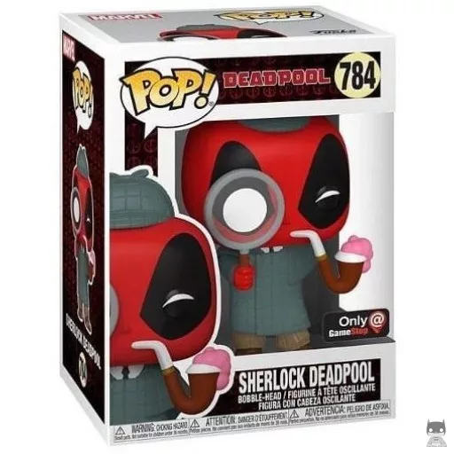 Figurine Funko POP Sherlock Deadpool (GameStop)