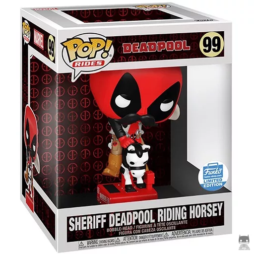 Figurine Funko POP Sheriff Deadpool chevauchant un poney (Funko Shop)