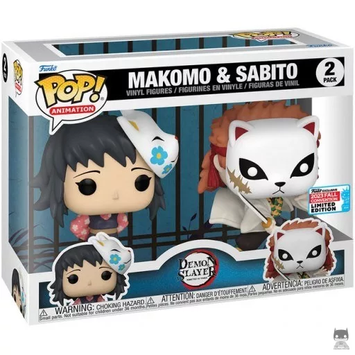 Figurine Funko POP Makomo & Sabito (Demon Slayer)
