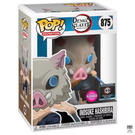 Figurine Funko POP Inosuke Hashibira (Flocked) (Demon Slayer)