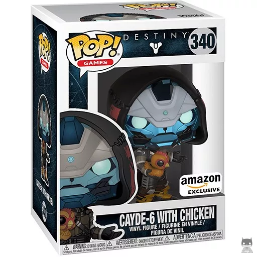 Figurine Funko POP Cayde-6 avec Poulet (Destiny)