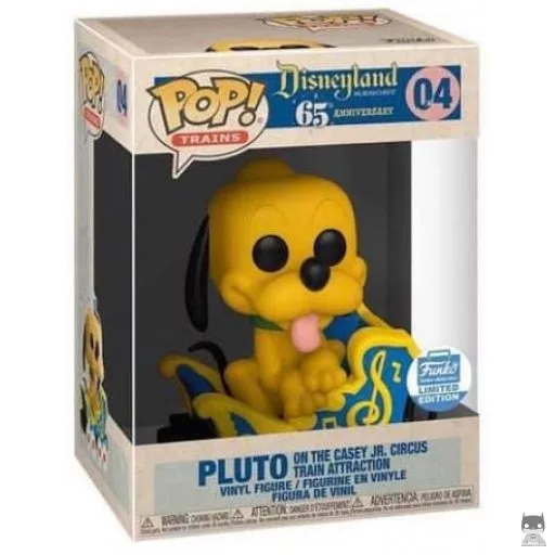 Figurine Funko POP Pluto dans le train du Cirque Casey Jr. (Disneyland 65ème Anniversaire)