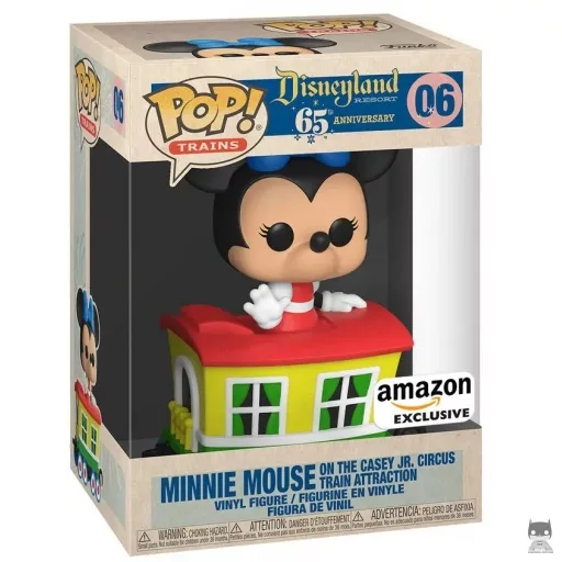 Figurine Funko POP Minnie Mouse dans le train du Cirque Casey Jr. (Disneyland 65ème Anniversaire)
