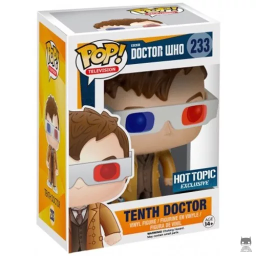 Figurine Funko POP 10ème Docteur (Lunettes 3D) (Doctor Who)
